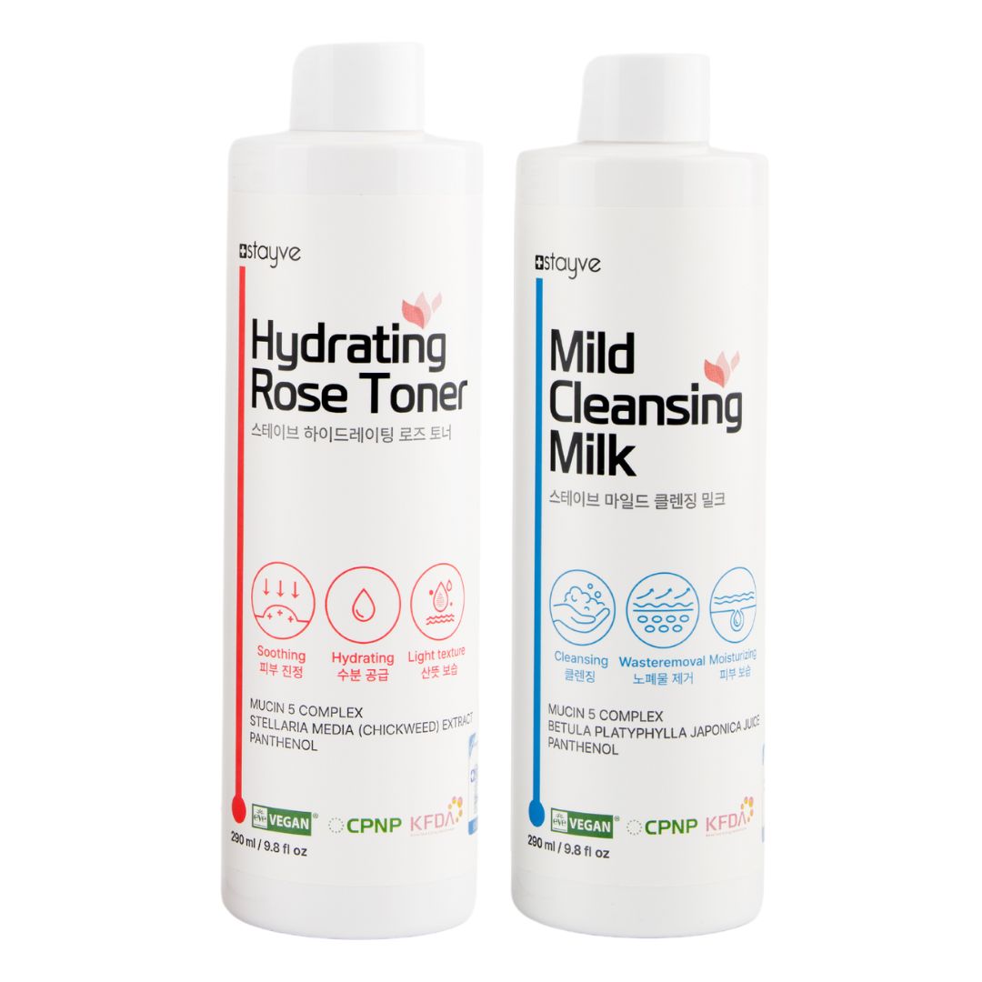 Kit Cleasing & Rose Toner Stayve®| toner stayve | stayve